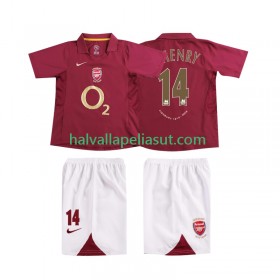 Jalkapallo Pelipaidat/Peliasut Arsenal Thierry Henry 14 2006 Retro Lasten Kotipaita 2005 Lyhythihainen